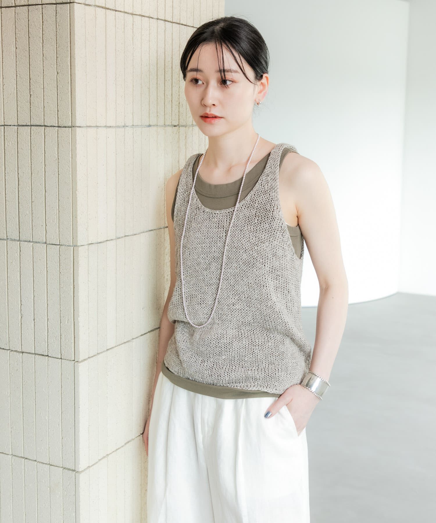 URBAN RESEARCH「ローズベトールフライスタンクトップ」|タンクトップ|