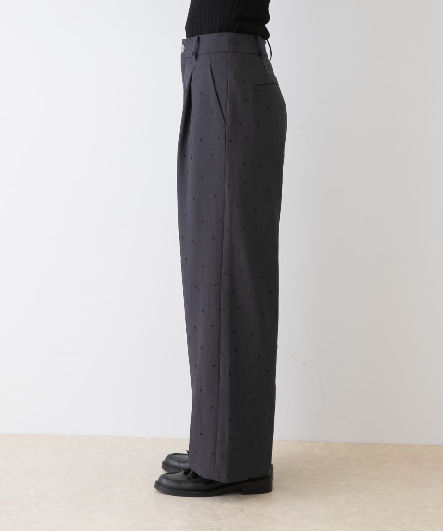 URBAN RESEARCH ROSSO「F by ROSSO　ハート刺繍タックワイドパンツ」|その他|