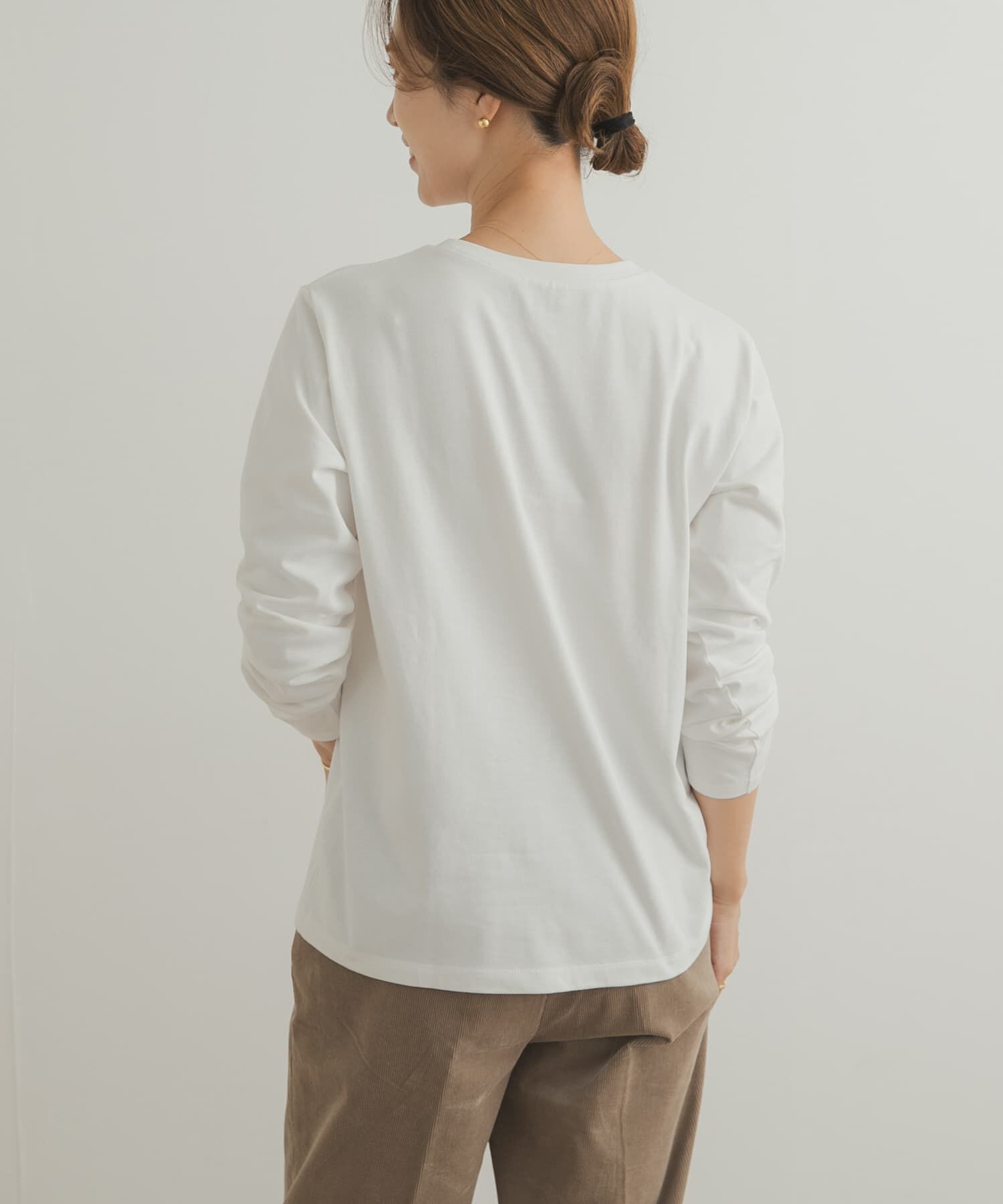 URBAN RESEARCH DOORS「Grow Organic クルーネックロングスリーブTシャツ」|Tシャツ・カットソー|