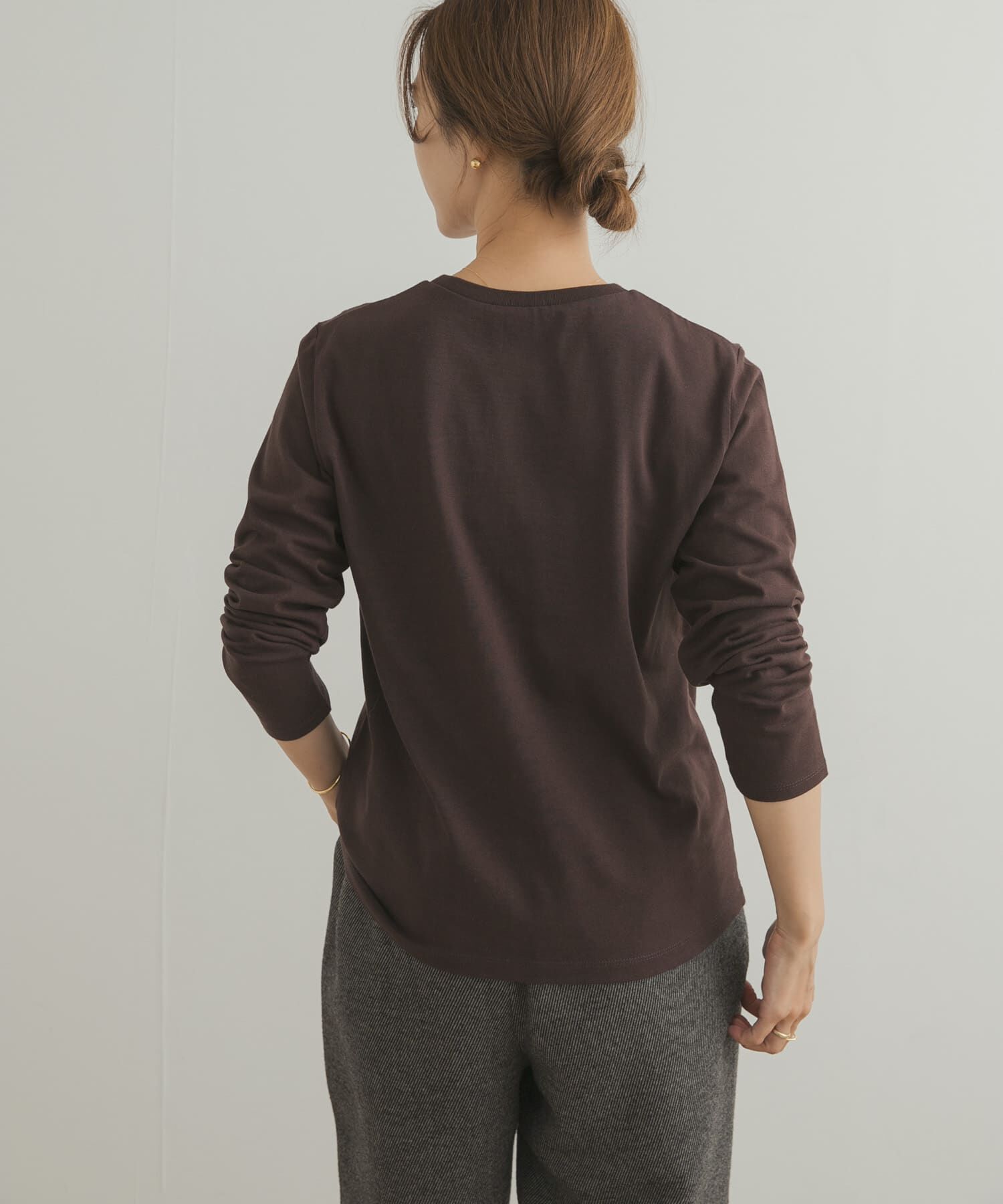 URBAN RESEARCH DOORS「Grow Organic クルーネックロングスリーブTシャツ」|Tシャツ・カットソー|