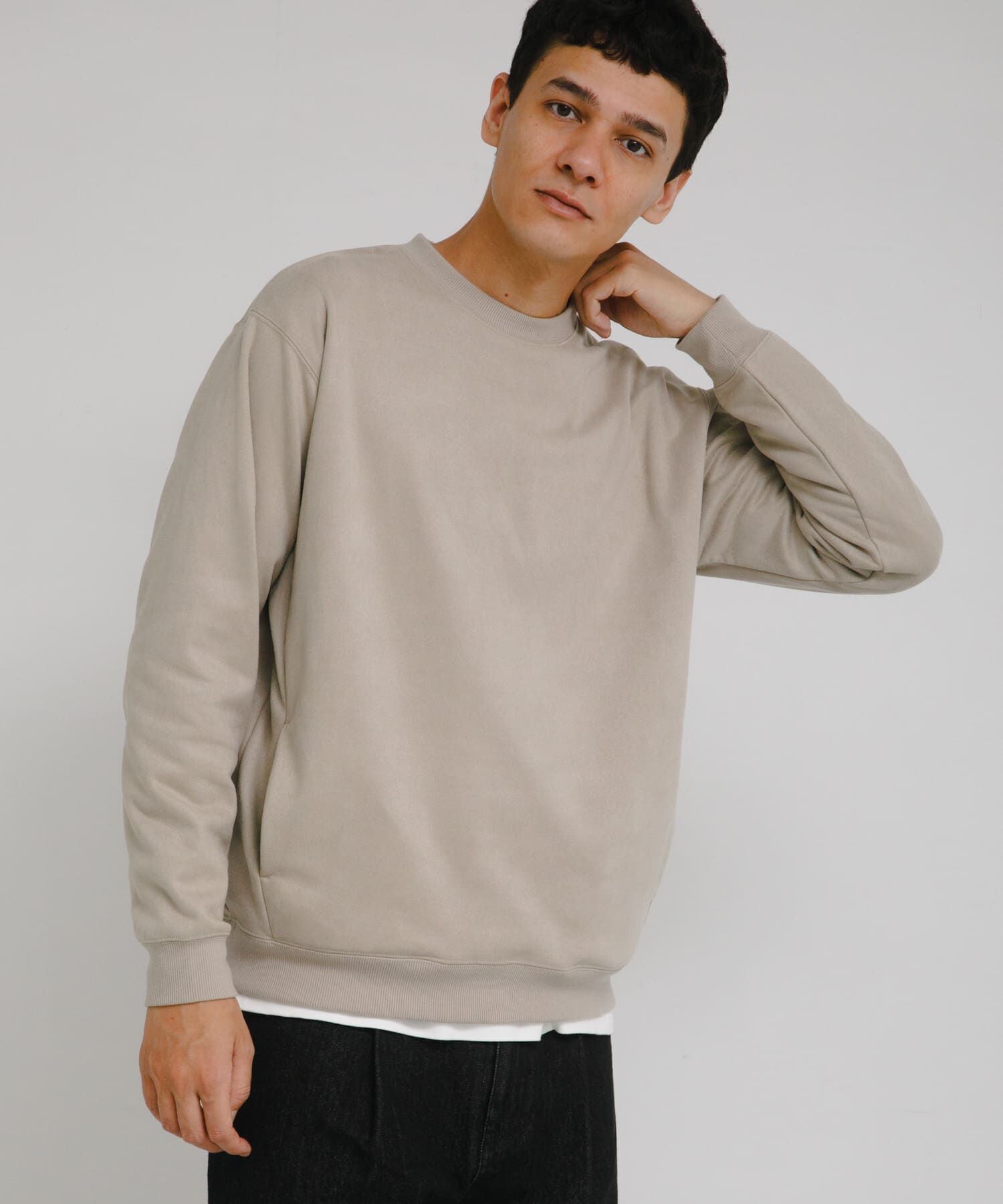 Sonny Label 「クリーミータッチクルーネックプルオーバー」|スウェット・ジャージ|ベージュ系その他