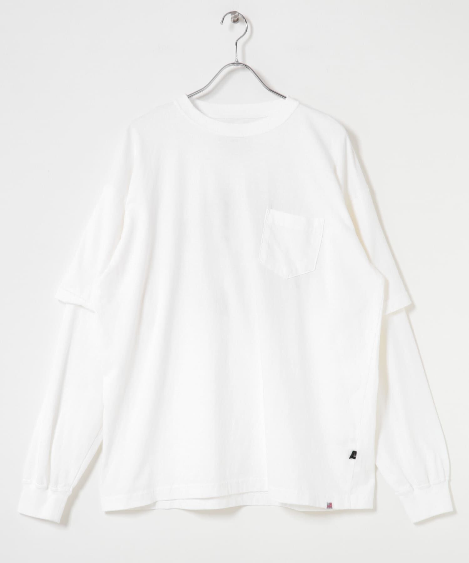 Sonny Label 「MAGIC NUMBER　US COTTON W SLEEVE T-SHIRTS」|Tシャツ・カットソー|ホワイト