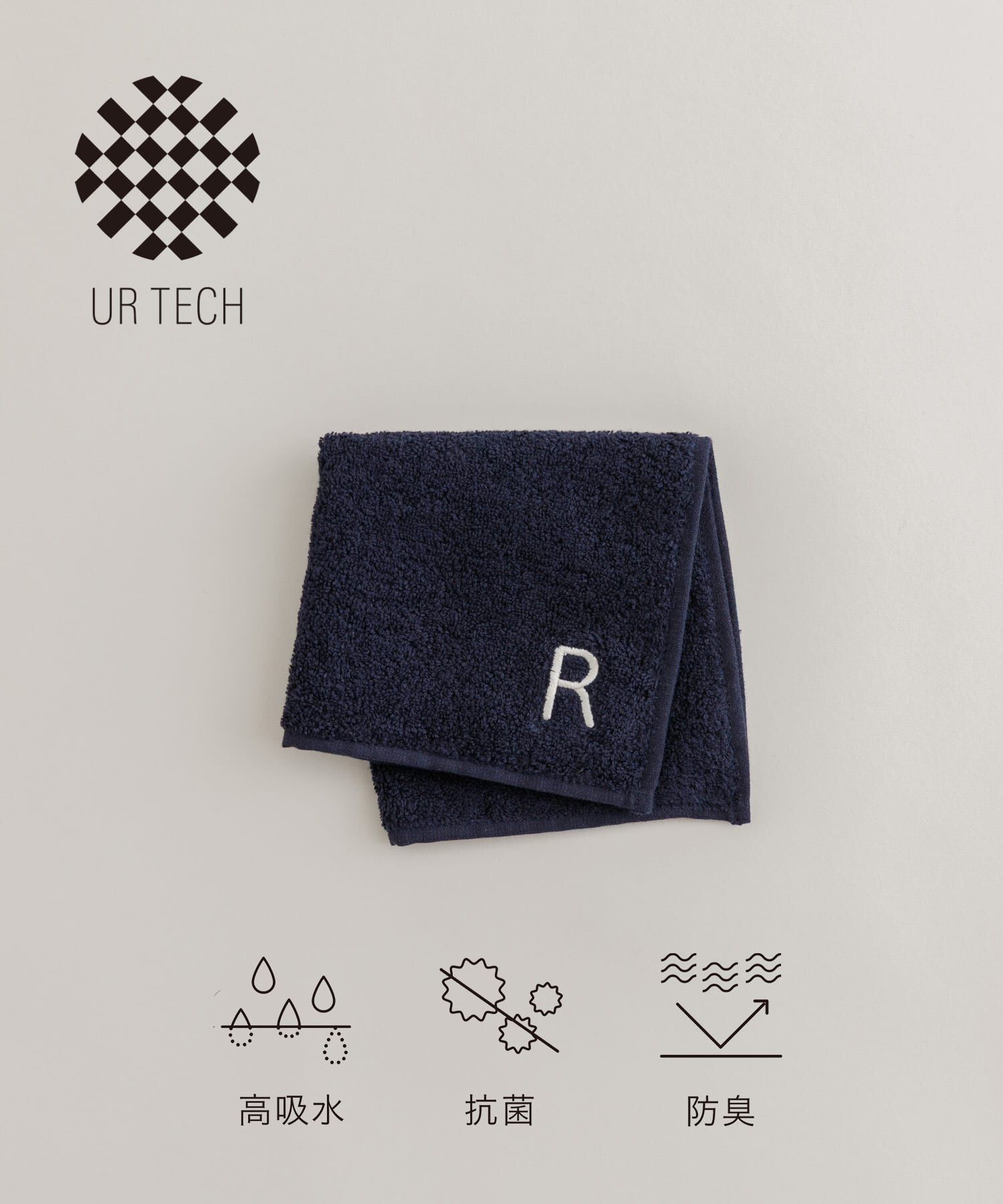 URBAN RESEARCH「『UR TECH』イニシャルハンドタオル」|タオル|その他4