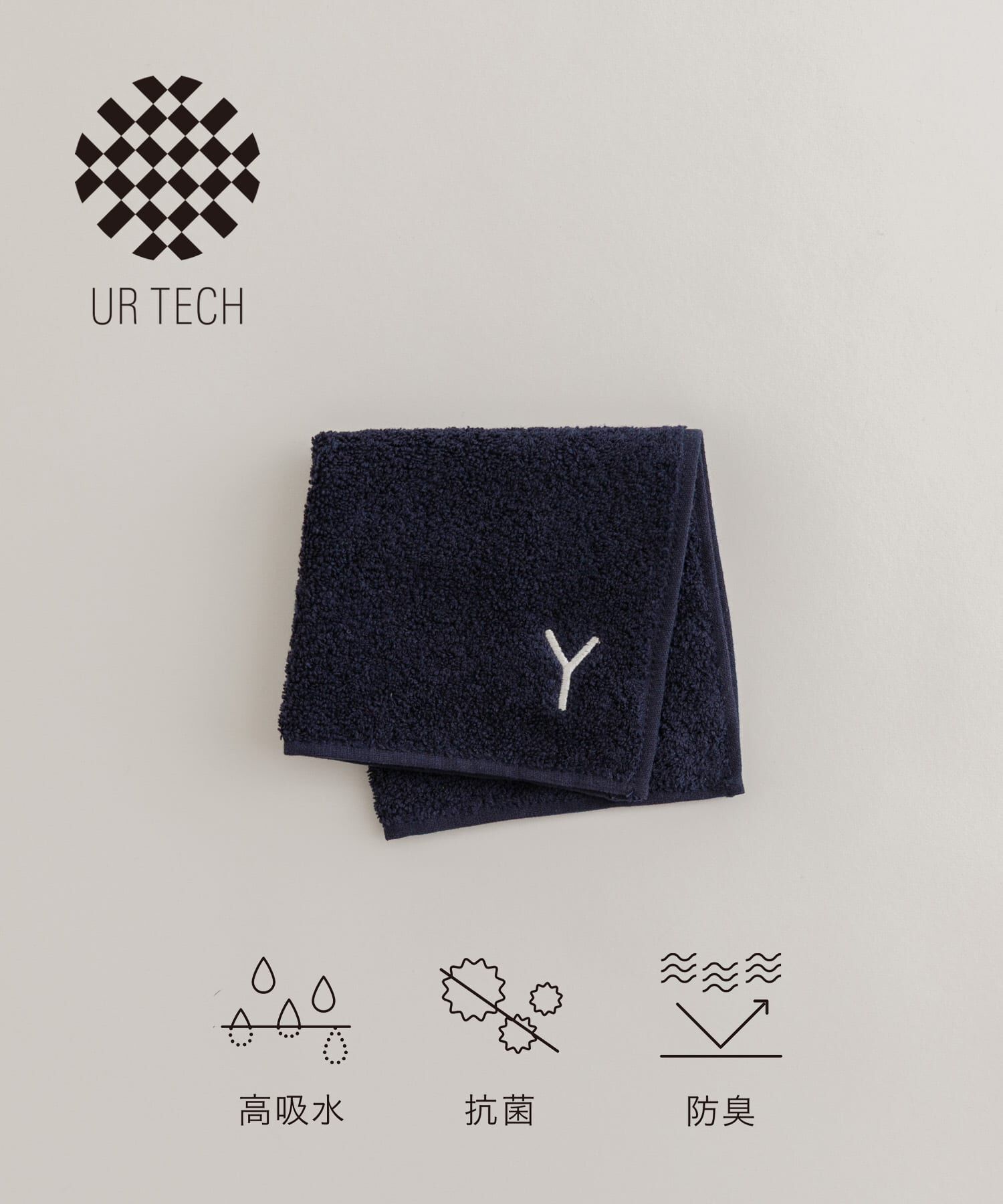 URBAN RESEARCH「『UR TECH』イニシャルハンドタオル」|タオル|その他7