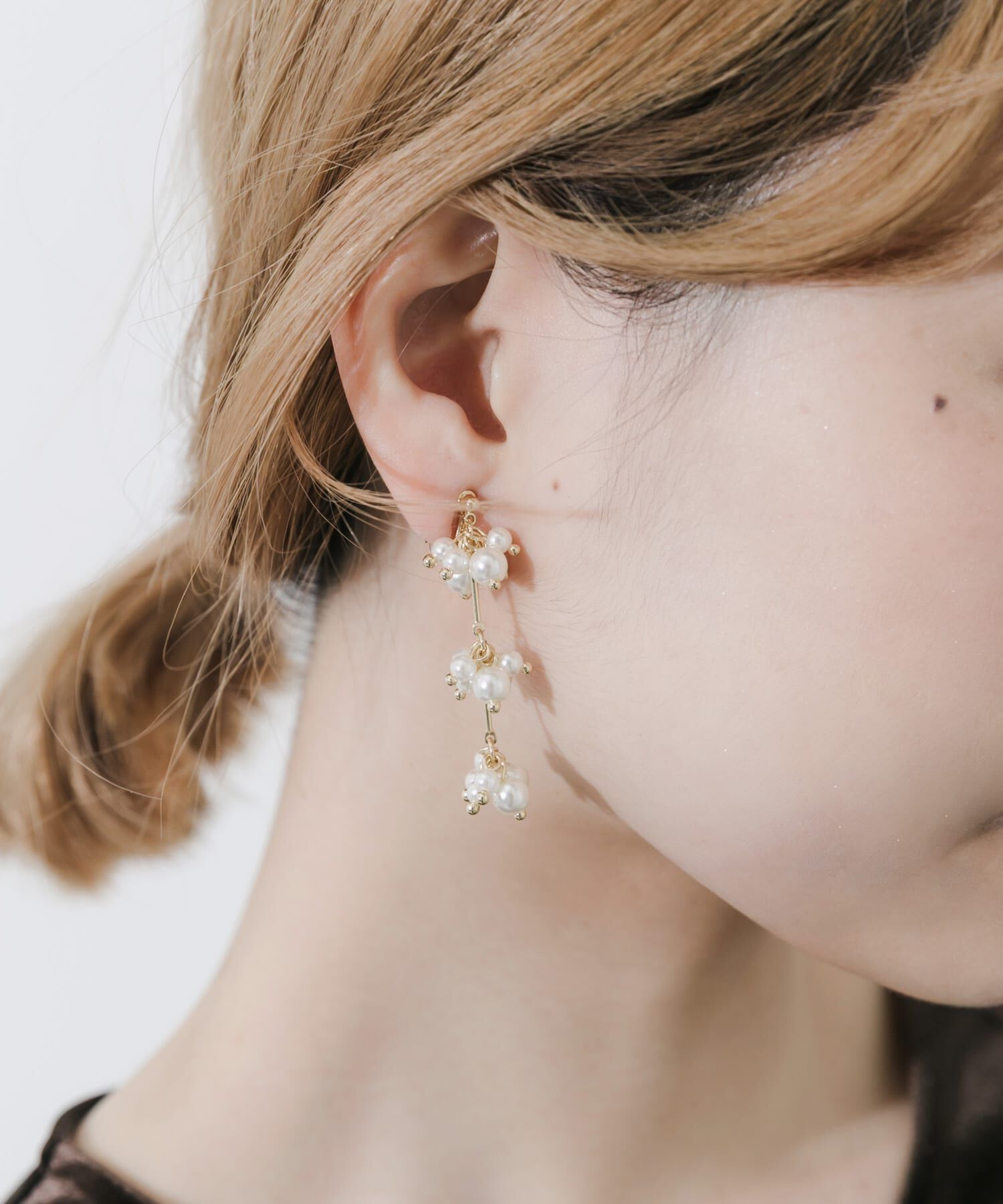 SMELLY「シャワーパールイヤリング」|イヤリング|