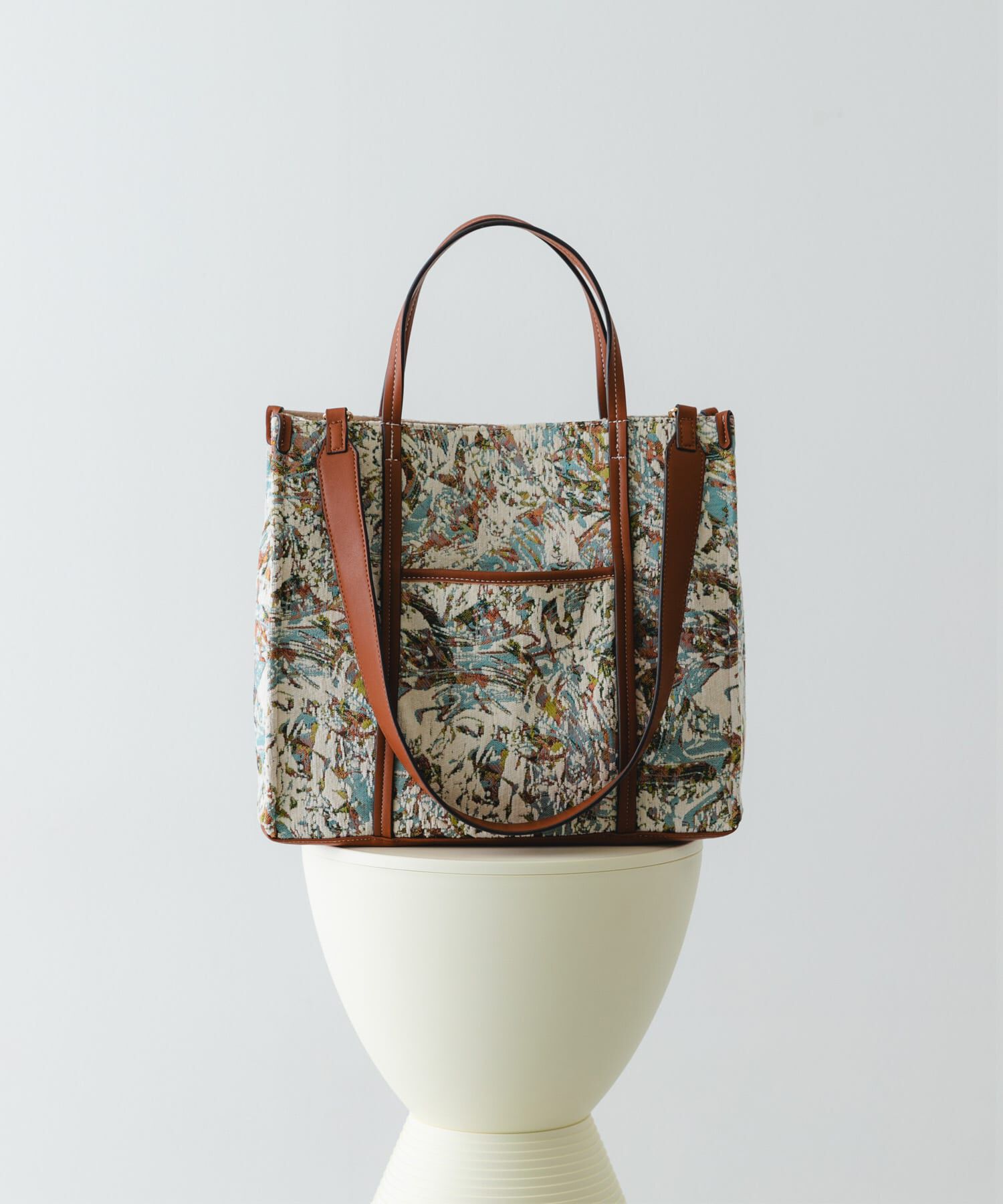 RODE SKO「ファブリックスクエアトートバッグ」|トートバッグ|アイボリー