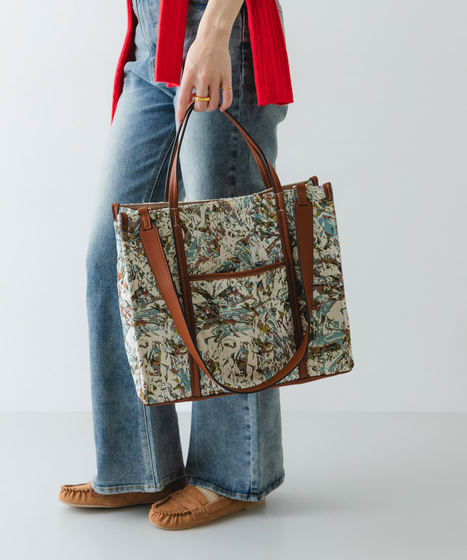 RODE SKO「ファブリックスクエアトートバッグ」|トートバッグ|