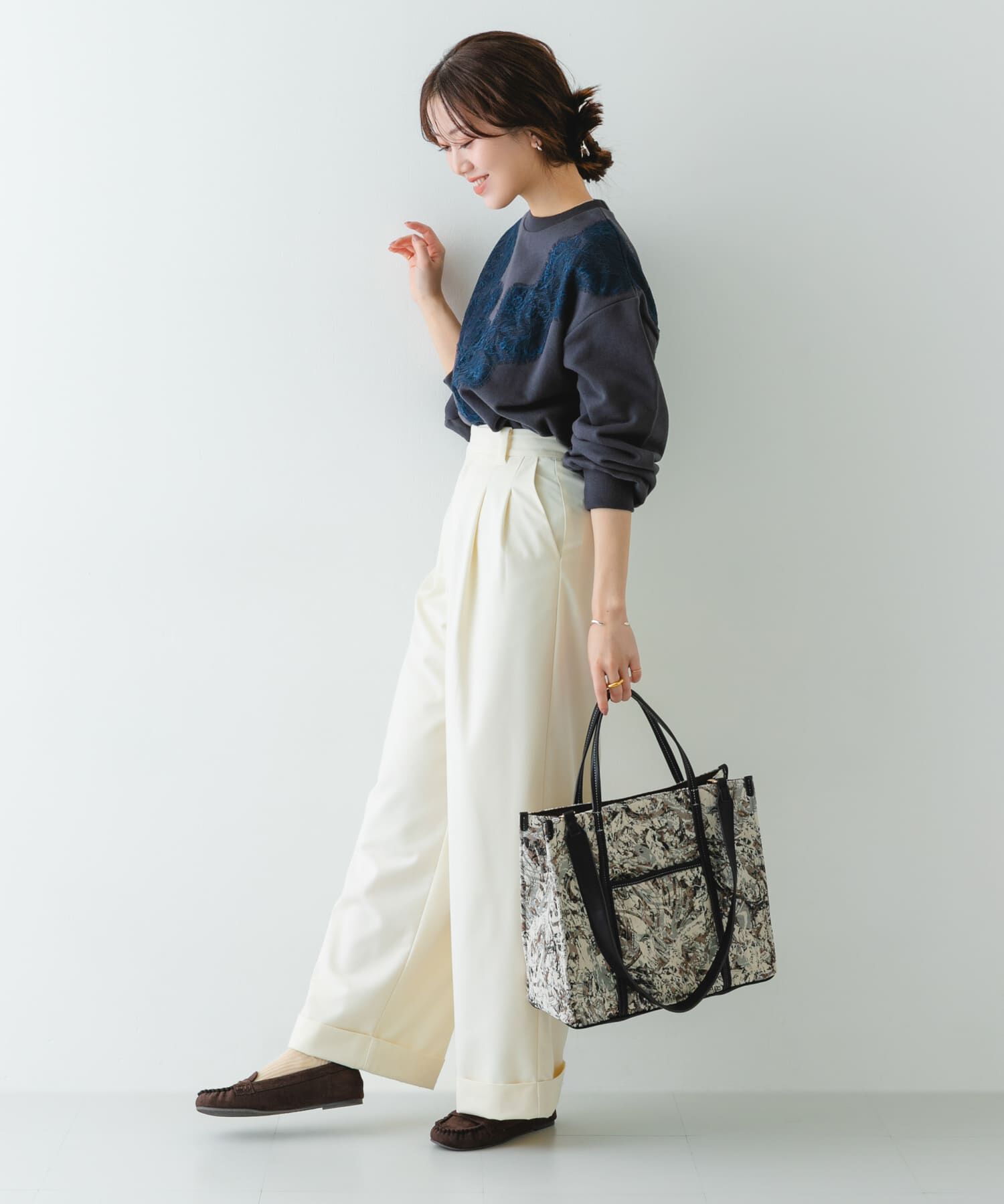 RODE SKO「ファブリックスクエアトートバッグ」|トートバッグ|