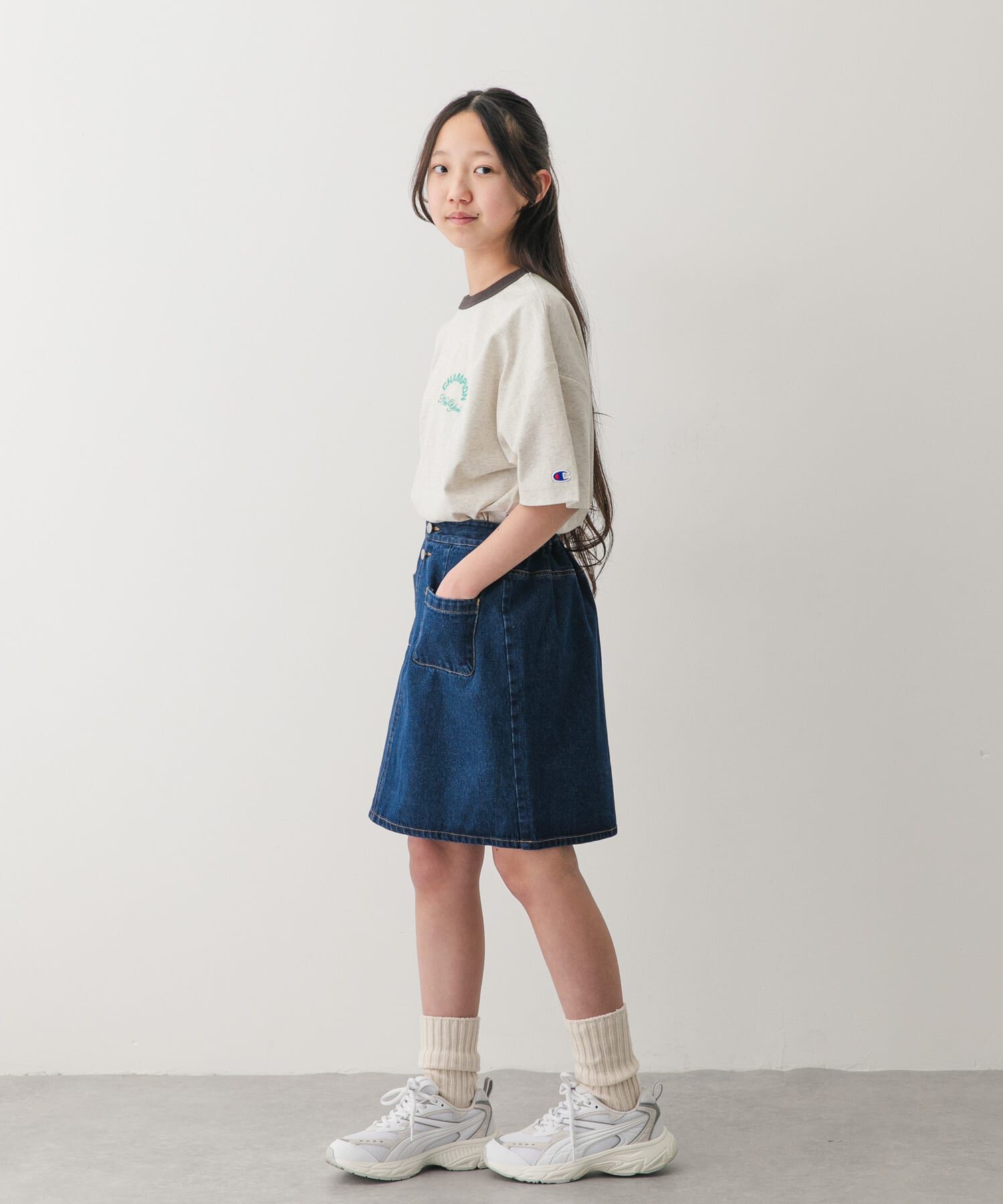 URBAN RESEARCH DOORS「『150サイズ』デニムスカート(KIDS)」|その他|