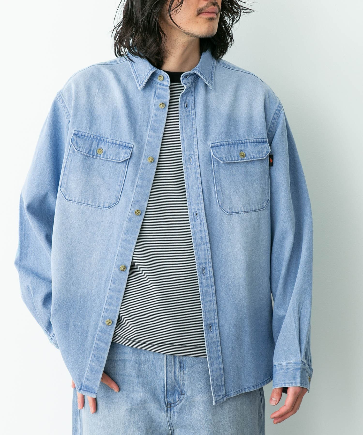 Sonny Label 「『別注』RED KAP&times;Sonny Label　デニムシャツ」|シャツ・ブラウス|