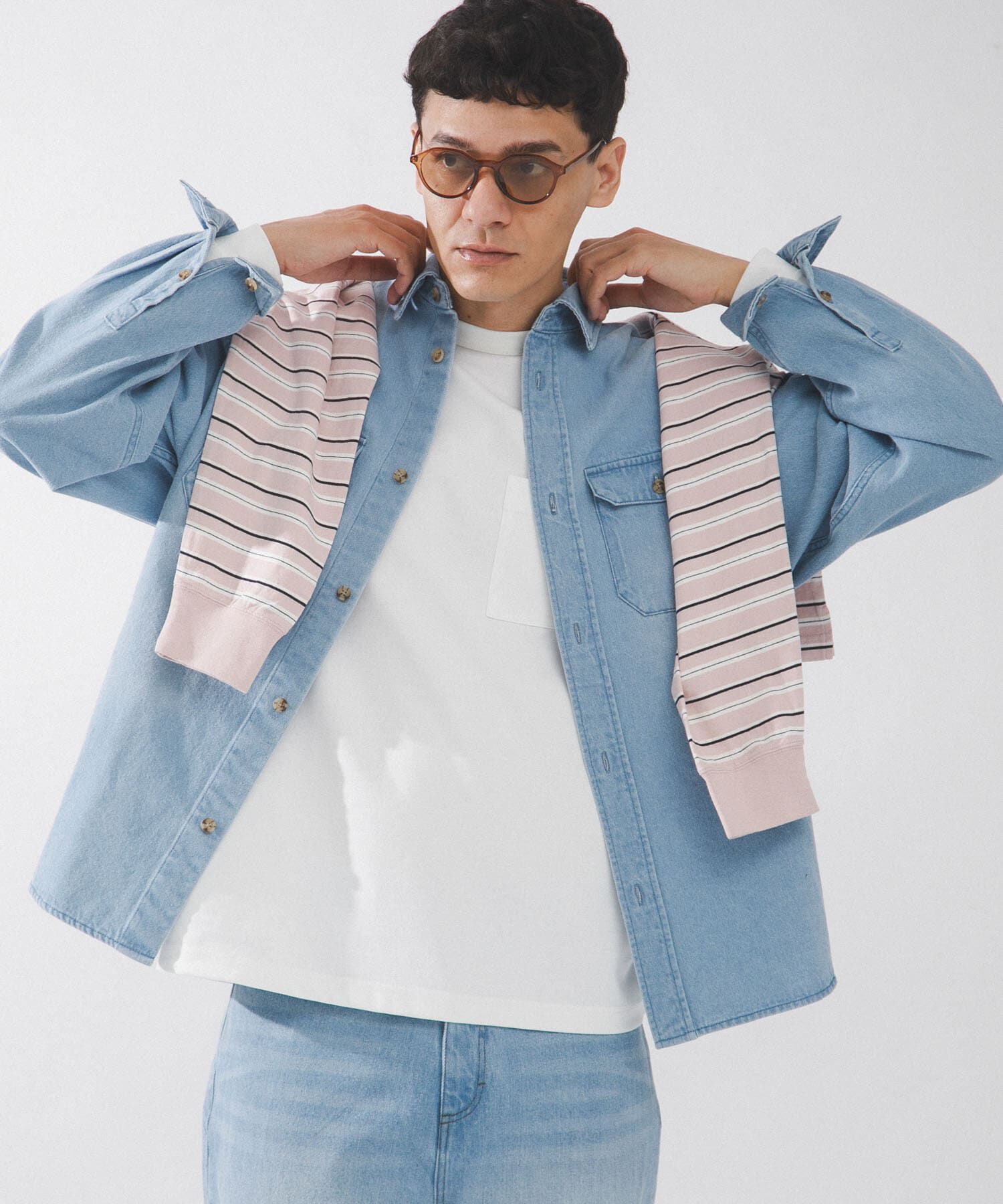 Sonny Label 「『別注』RED KAP&times;Sonny Label　デニムシャツ」|シャツ・ブラウス|