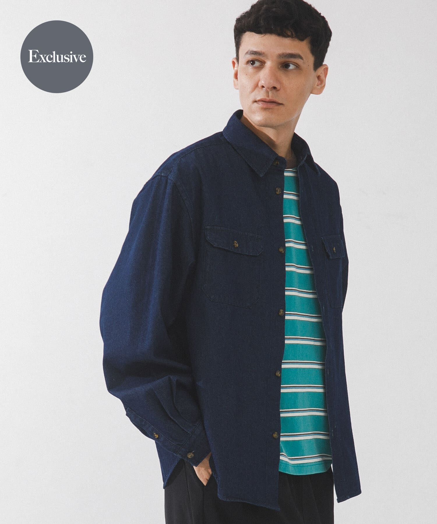 Sonny Label 「『別注』RED KAP&times;Sonny Label　デニムシャツ」|シャツ・ブラウス|ワンウォッシュ