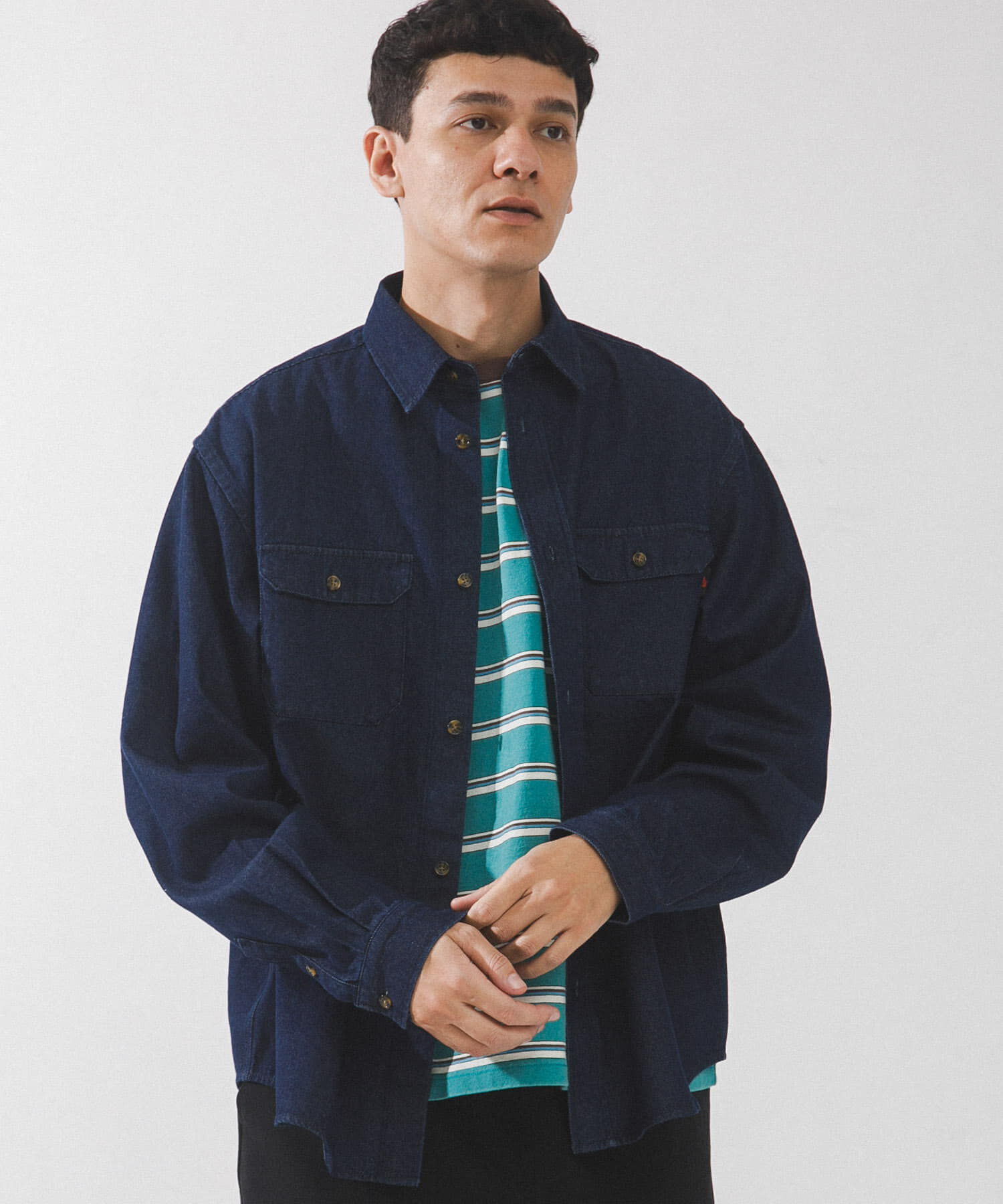 Sonny Label 「『別注』RED KAP&times;Sonny Label　デニムシャツ」|シャツ・ブラウス|