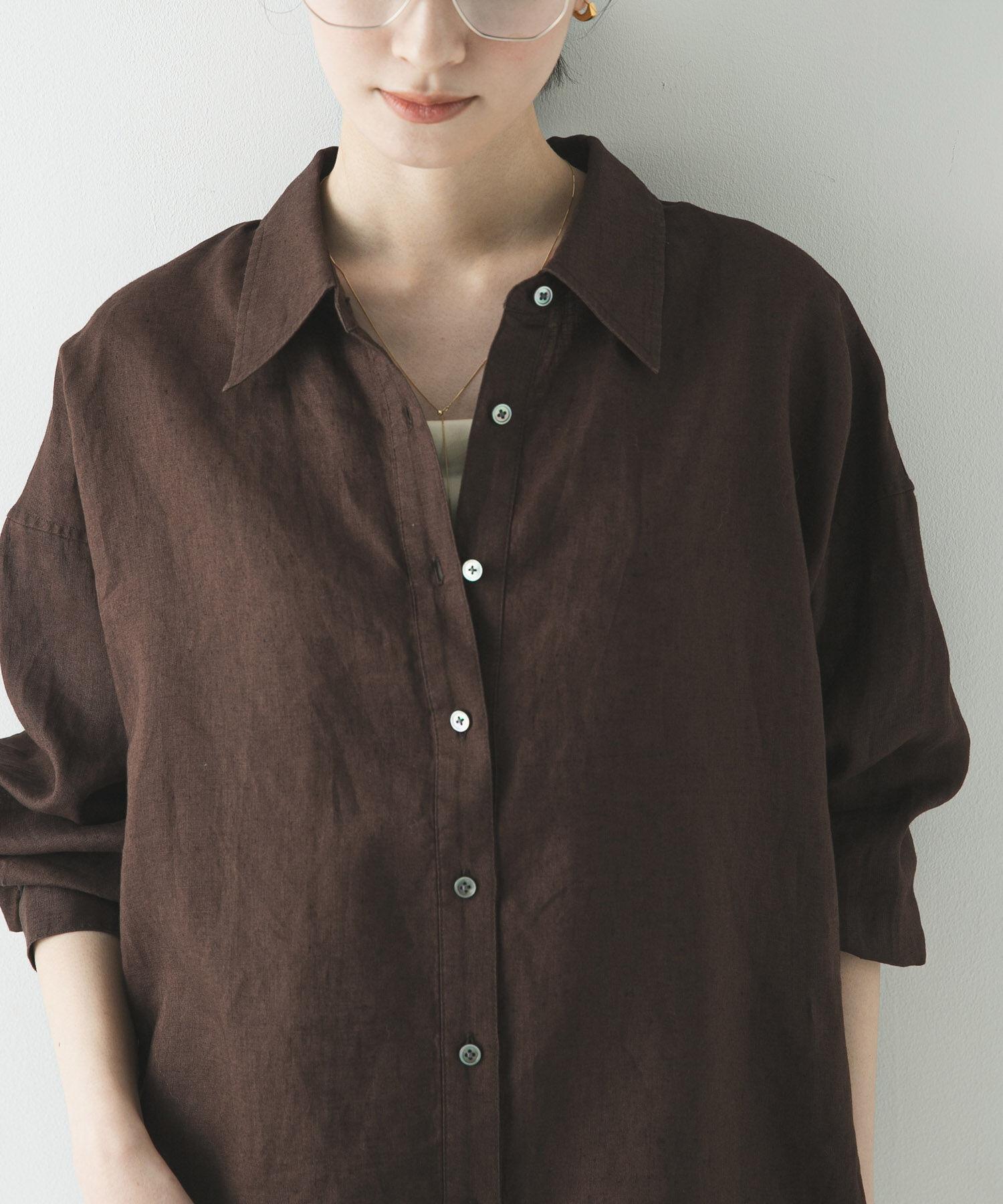URBAN RESEARCH「リネン2WAYシャツ」|シャツ・ブラウス|