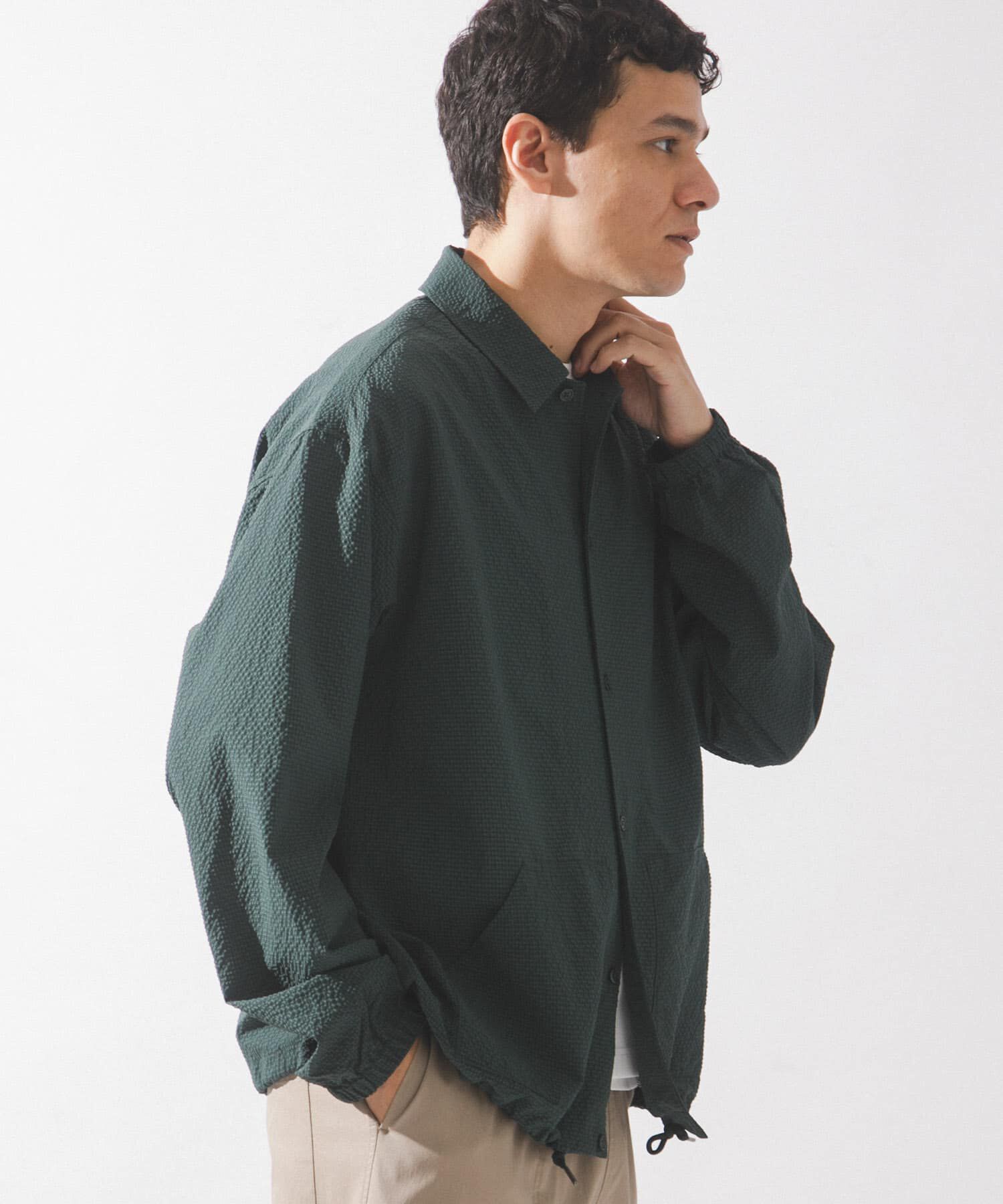 Sonny Label 「シアサッカーコーチジャケット」|ブルゾン・スタジャン|