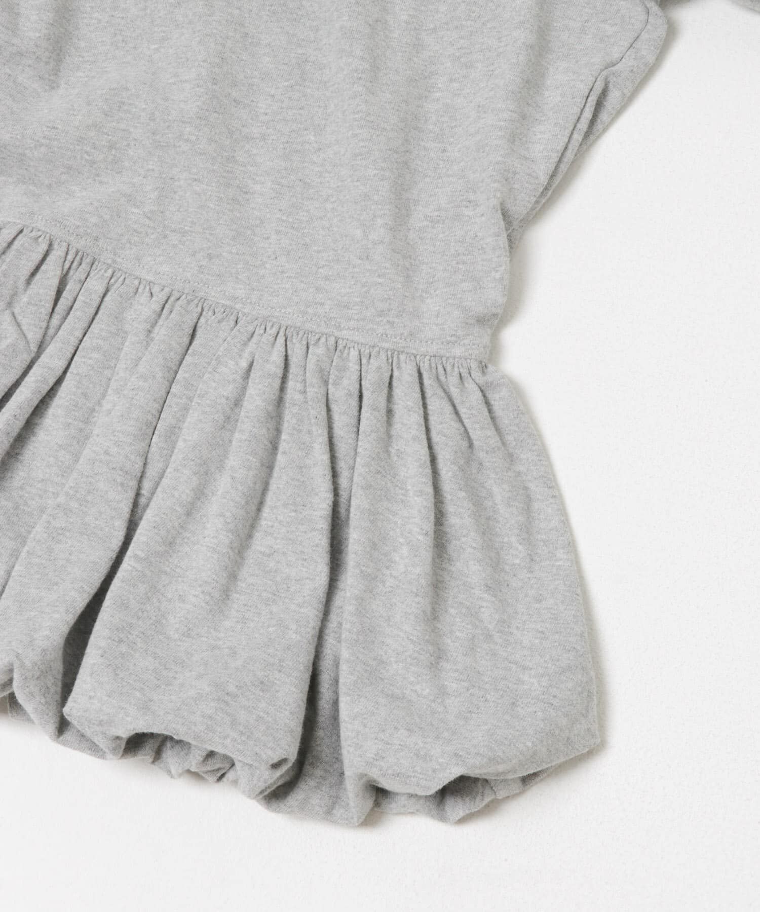  「ピーチスキンバブルヘムトップス」|Tシャツ・カットソー|