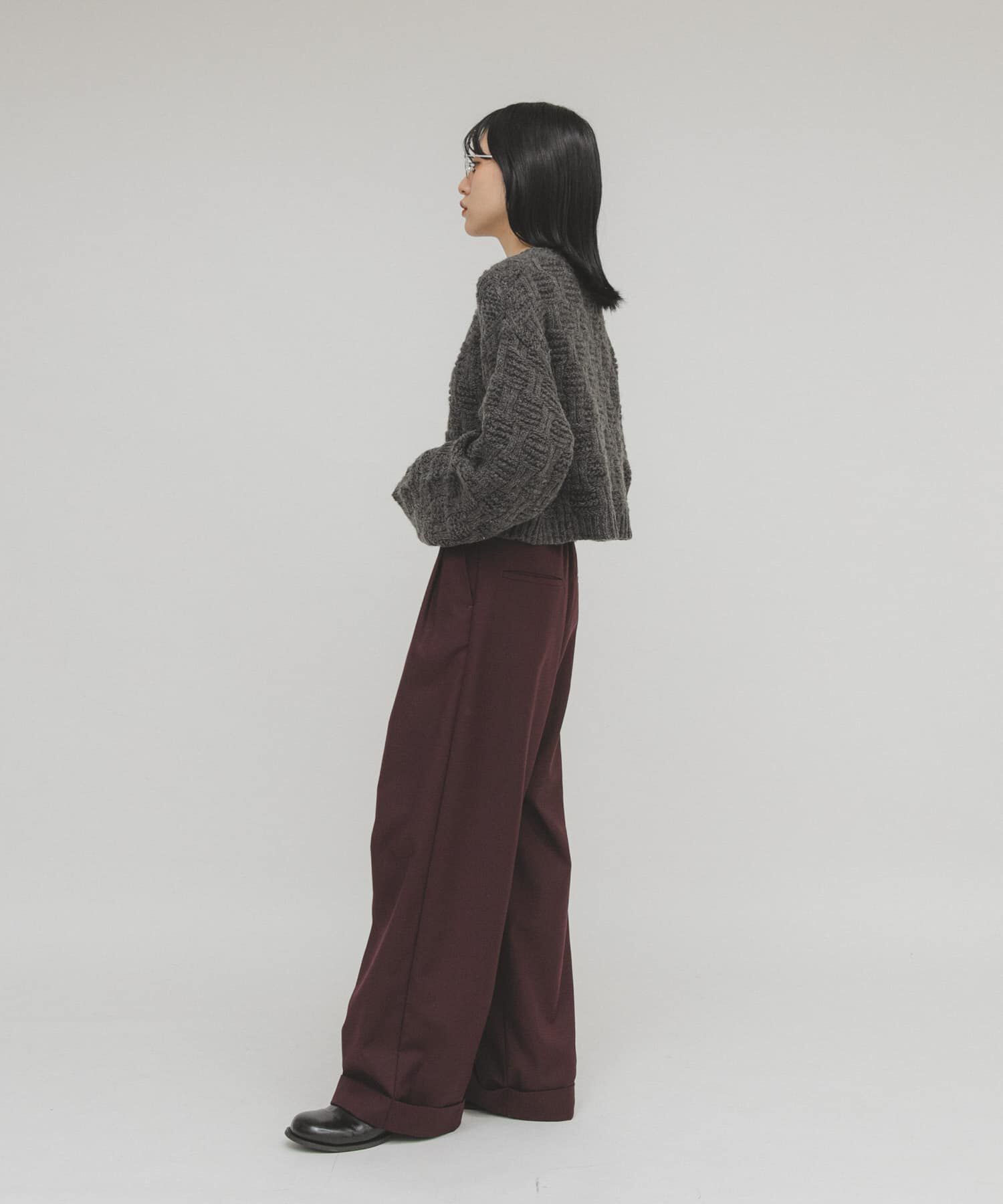  「センタープレスストレートパンツ」|その他|