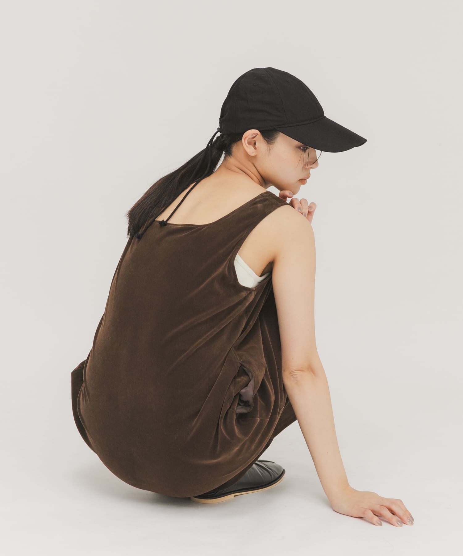  「2WAYベロアワンピース」|ワンピース|