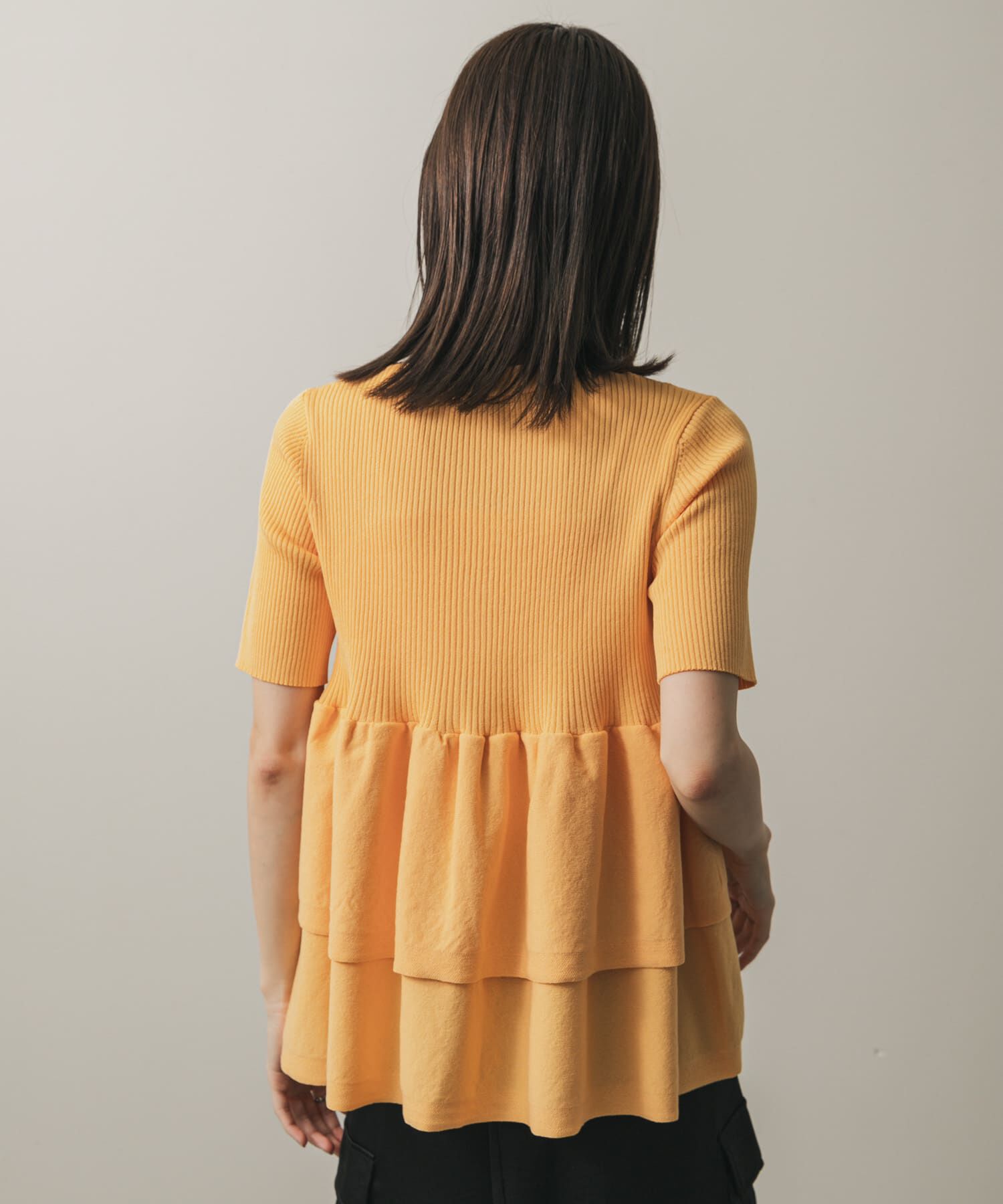 SENSE OF PLACE by URBAN RESEARCH「『WEB限定』ペプラムカーディガン(半袖)」|カーディガン|