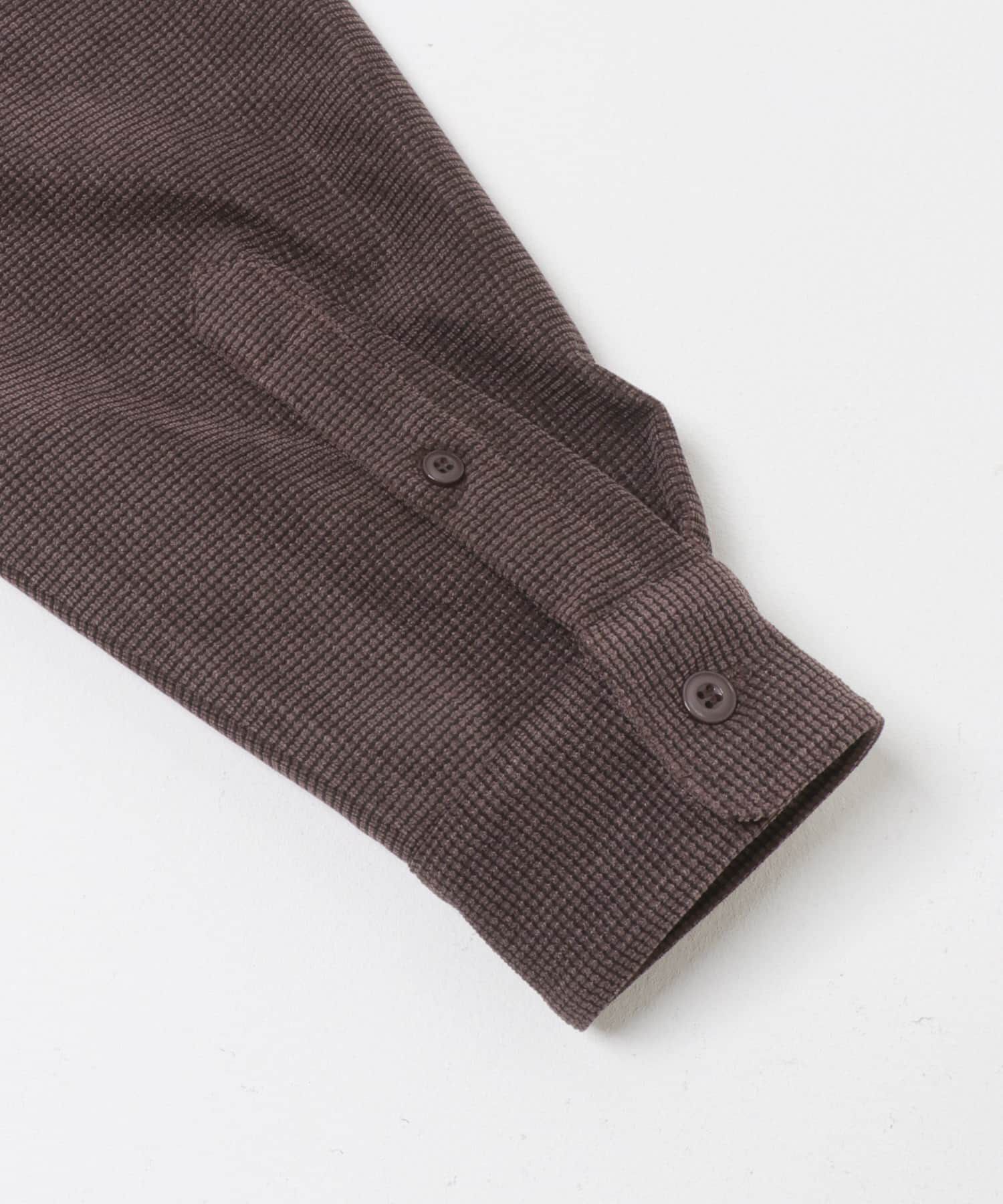 SENSE OF PLACE by URBAN RESEARCH「ブロックコーデュロイオープンカラーシャツ」|シャツ・ブラウス|