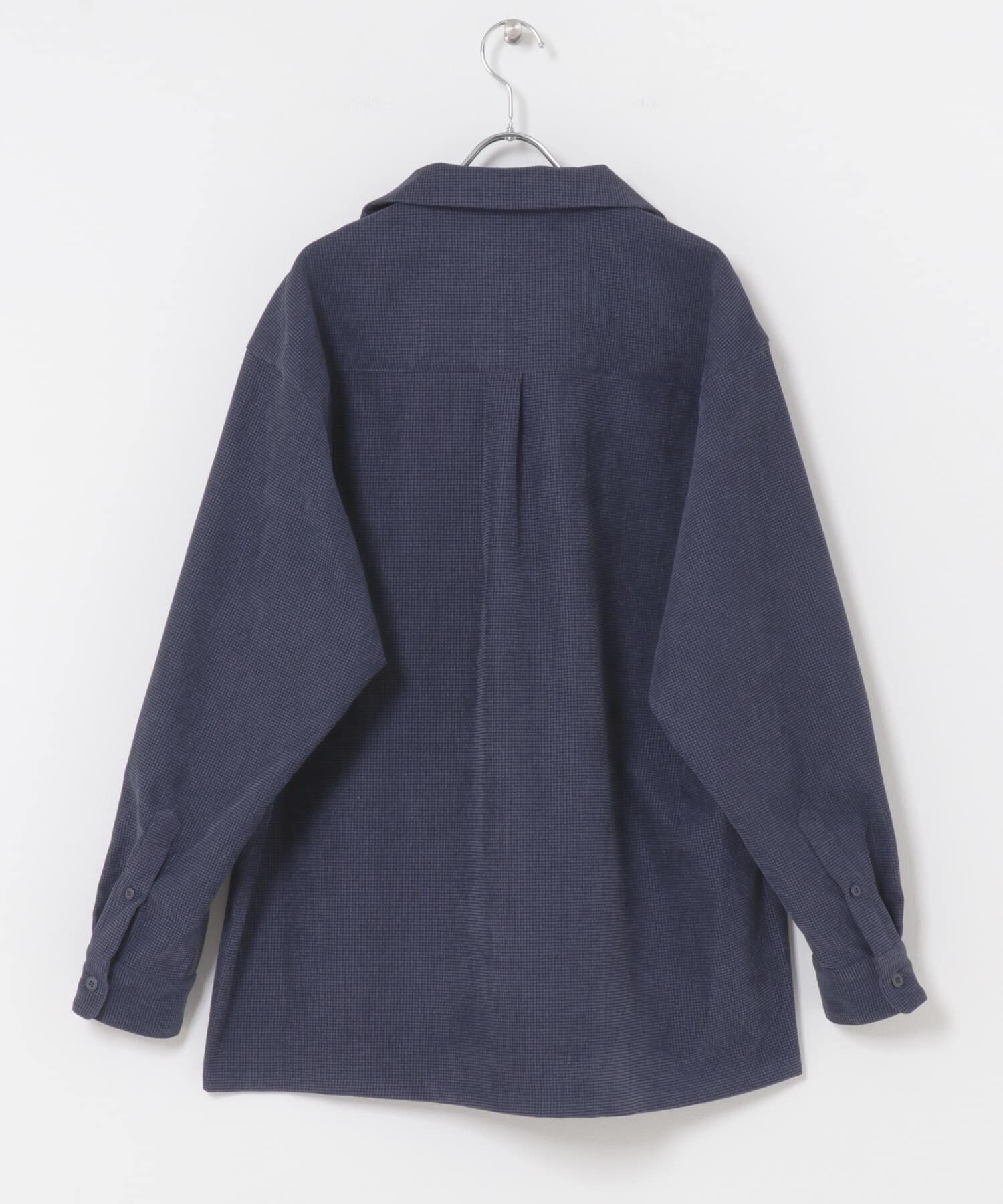 SENSE OF PLACE by URBAN RESEARCH「ブロックコーデュロイオープンカラーシャツ」|シャツ・ブラウス|