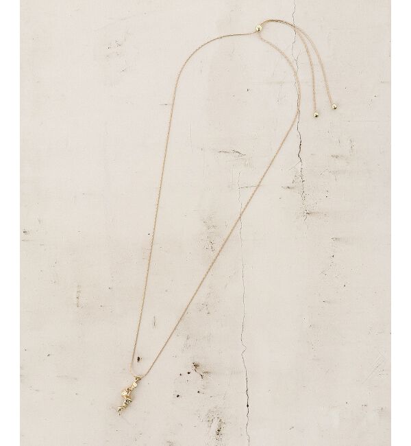 le.coeur blanc「ツイストメタルトップネックレス」|ネックレス|