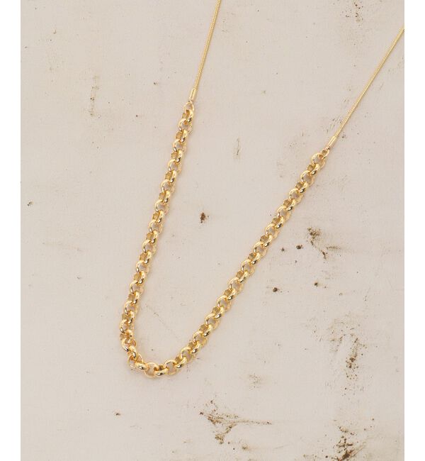 le.coeur blanc「ハーフチェーンスライドネックレス」|ネックレス|