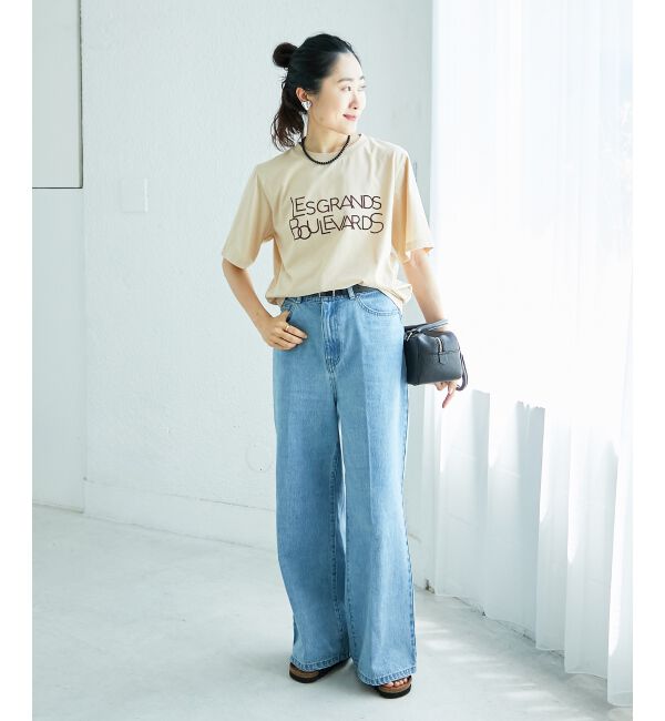  「デニムバギーパンツ」|デニム|