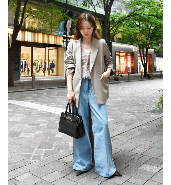  「デニムバギーパンツ」|デニム|