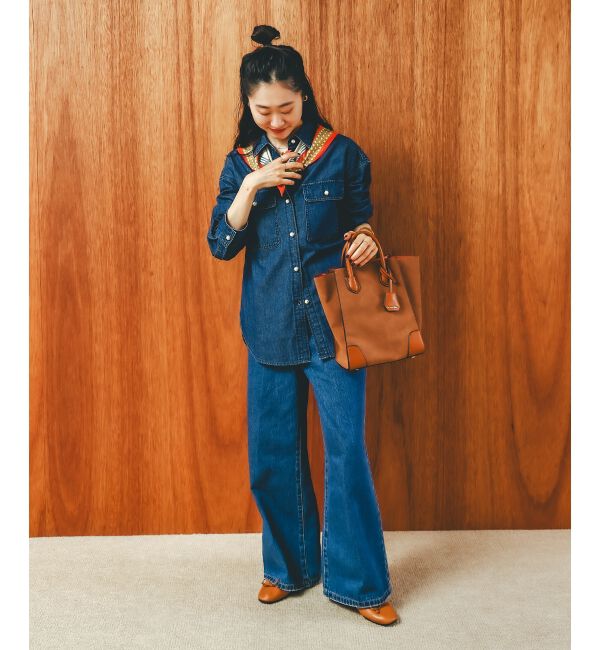  「デニムバギーパンツ」|デニム|