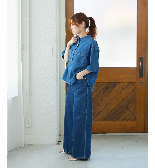  「デニムバギーパンツ」|デニム|