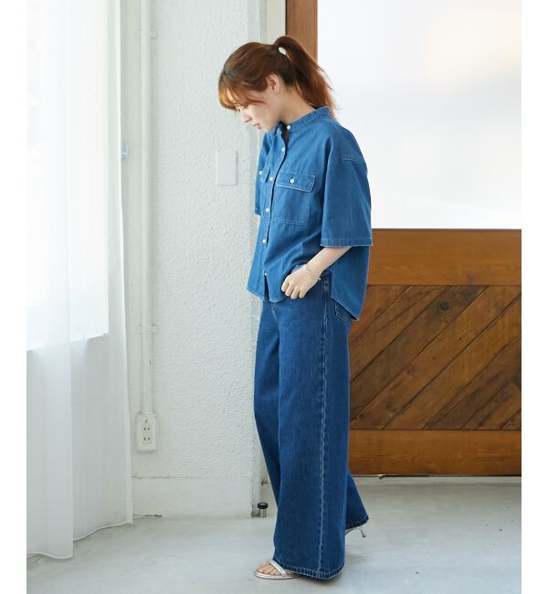  「デニムバギーパンツ」|デニム|