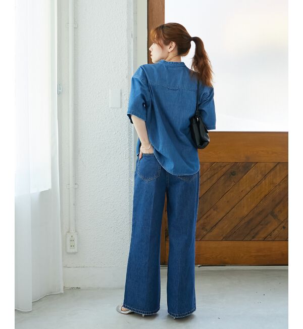  「デニムバギーパンツ」|デニム|