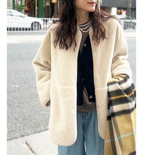  「リバーシブルフェイクムートンコート」|その他|