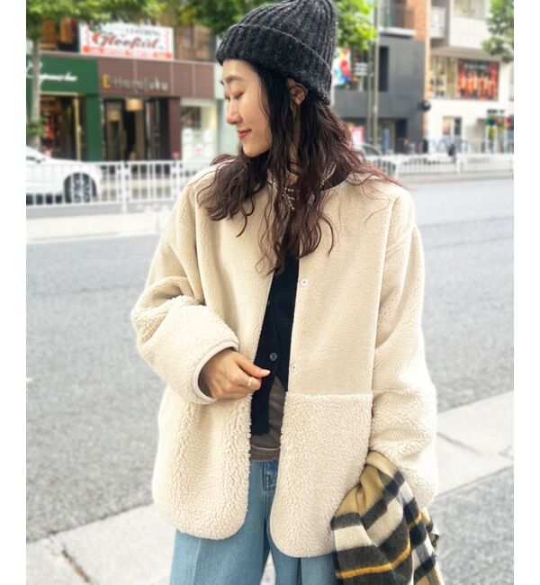  「リバーシブルフェイクムートンコート」|その他|