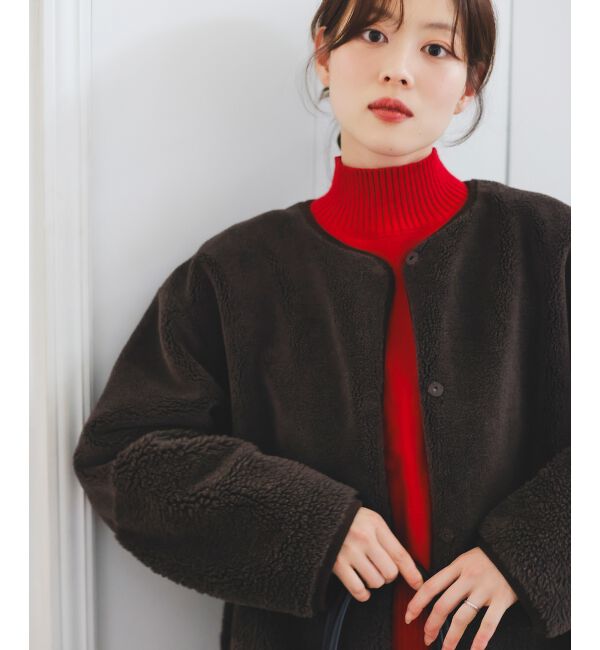  「リバーシブルフェイクムートンコート」|その他|