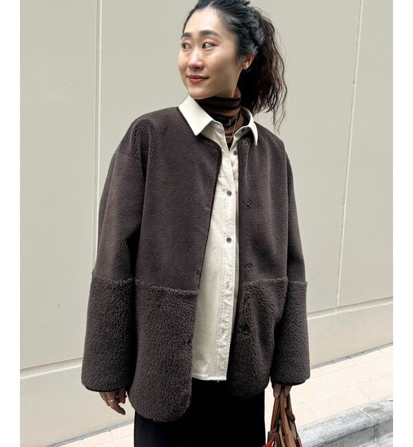  「リバーシブルフェイクムートンコート」|その他|