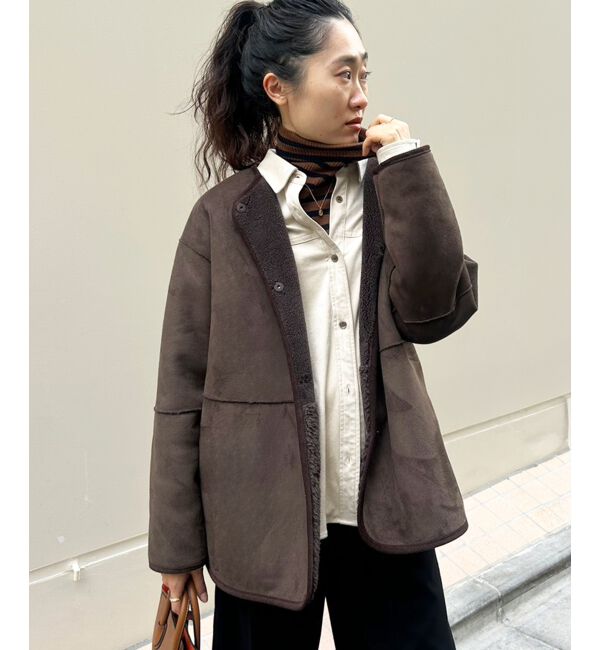  「リバーシブルフェイクムートンコート」|その他|