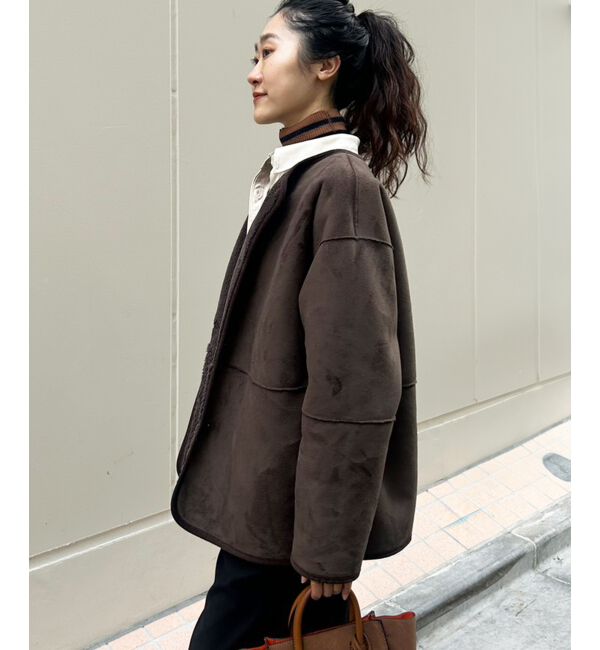  「リバーシブルフェイクムートンコート」|その他|