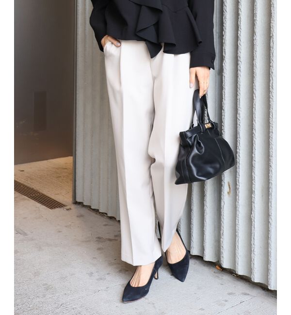  「ツインクロスタックテーパードパンツ」|その他|