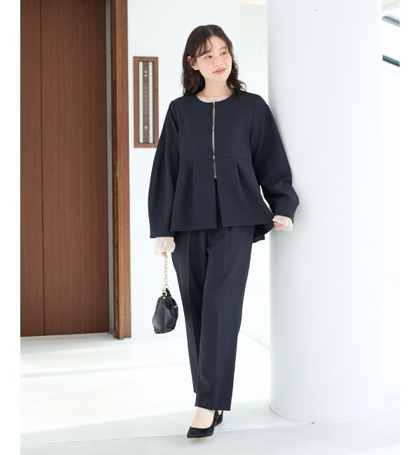  「ツインクロスタックテーパードパンツ」|その他|