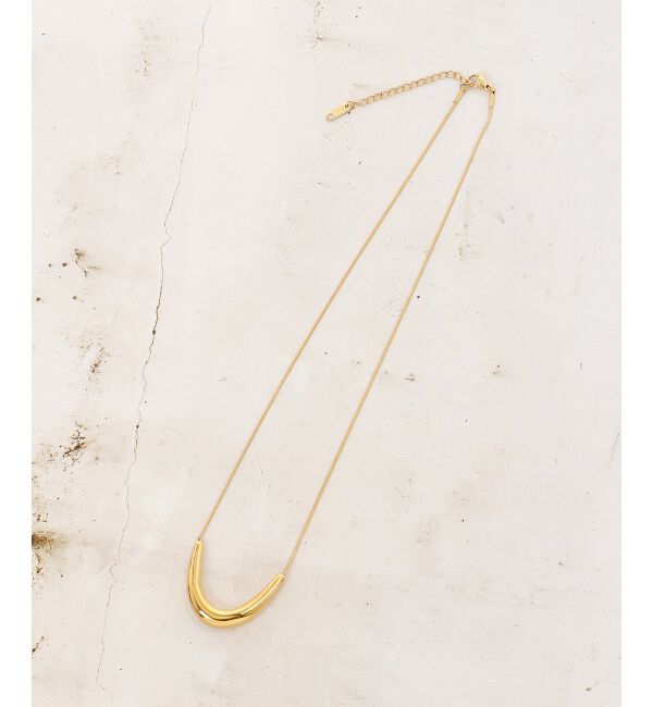  「O ステンレスモチーフネックレス」|ネックレス|