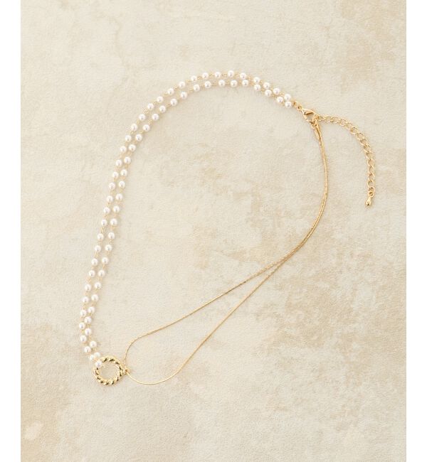 MAJESTICLEGON「パールコンビネックレス」|ネックレス|