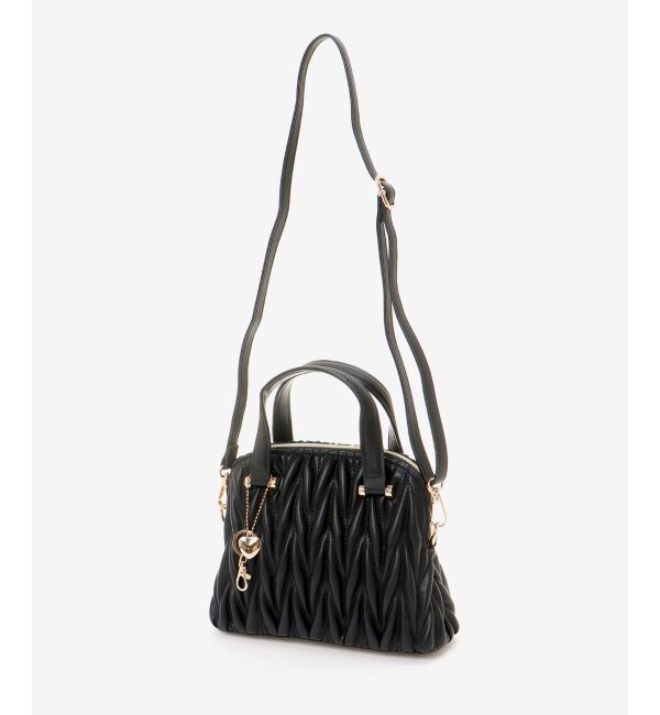 MAJESTICLEGON「♯チャームセットキルティングバッグ」|ショルダー・メッセンジャー|