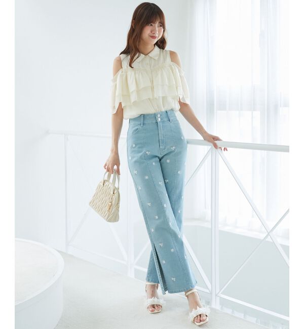  「バリエーションスリットデニム」|デニム|