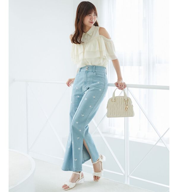  「バリエーションスリットデニム」|デニム|