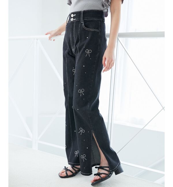  「バリエーションスリットデニム」|デニム|