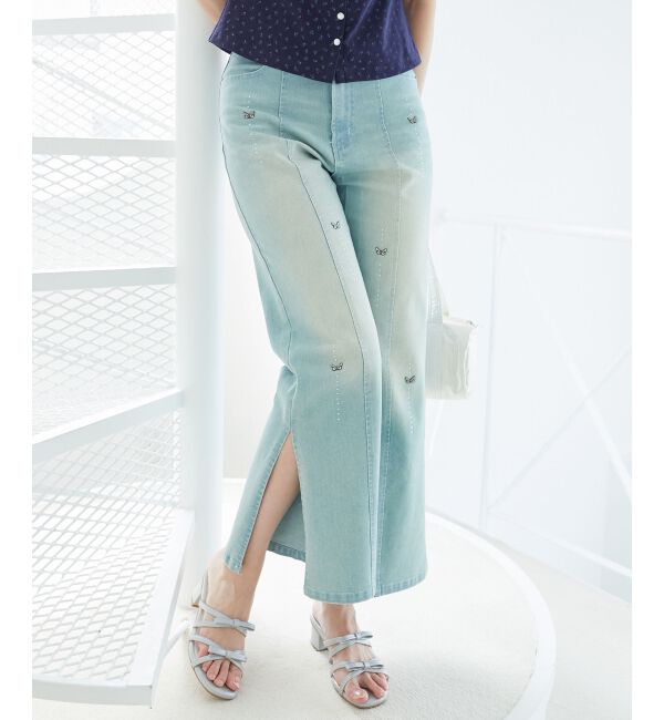  「バリエーションスリットデニム」|デニム|