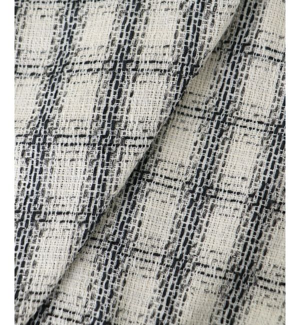  「レイヤードデザインツイードスカパン」|キュロット|