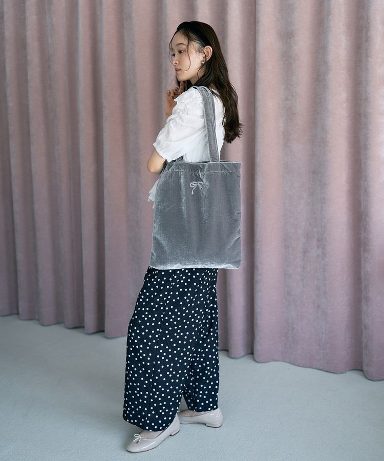 earth music&ecology「【WEB限定】ベロアトートバッグ」|トートバッグ|